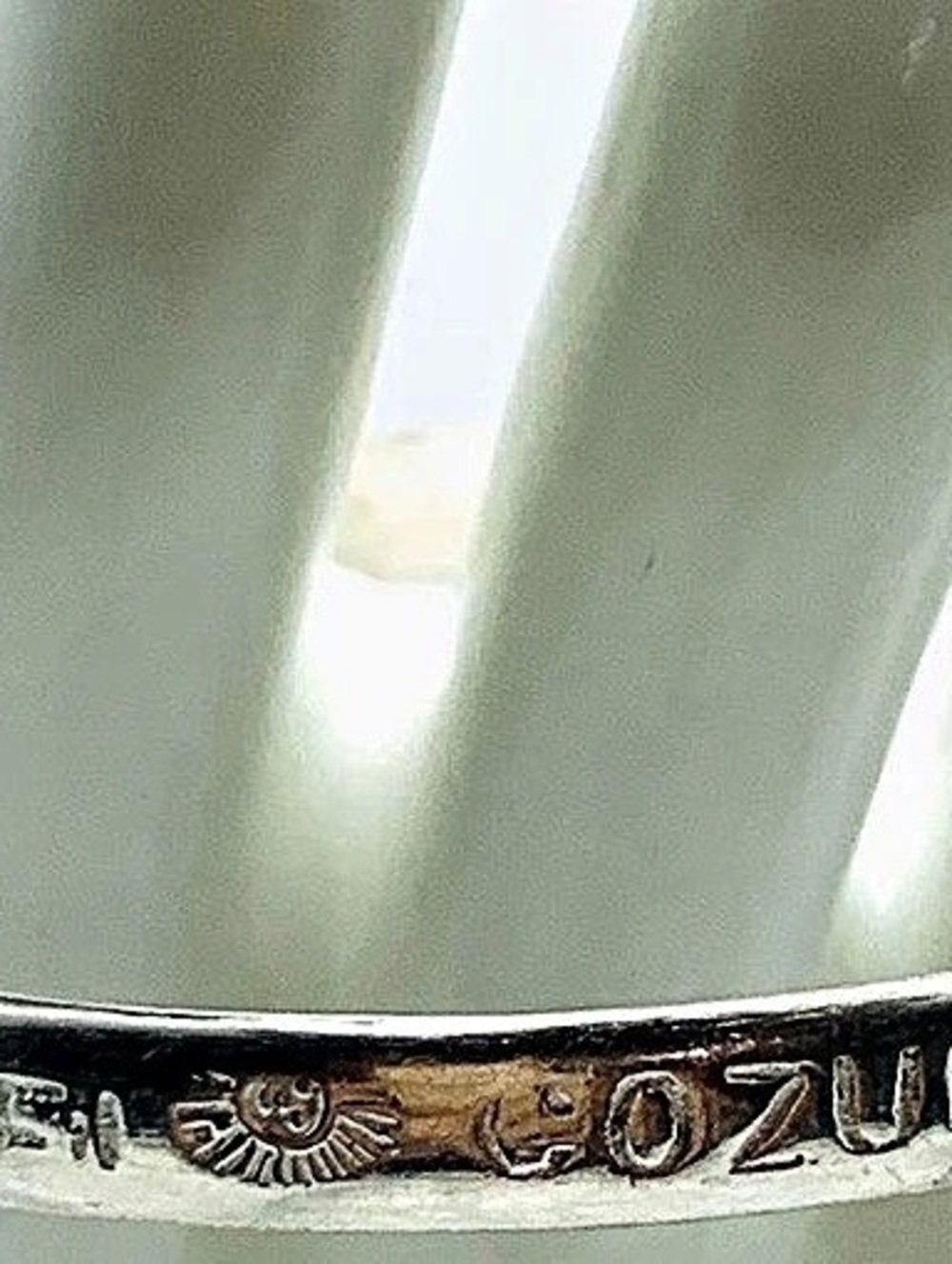 Cozumel Engraved Silver-Tone Bangle Bracelet
